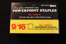 Swingline 9/16" Heavy Duty Staples 1000-9 for Staple Gun 1000pc