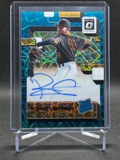 Roansy Contreras 2022 Donruss Optic RC Auto TEAL VELOCITY 55/99 Card #RRC-RC