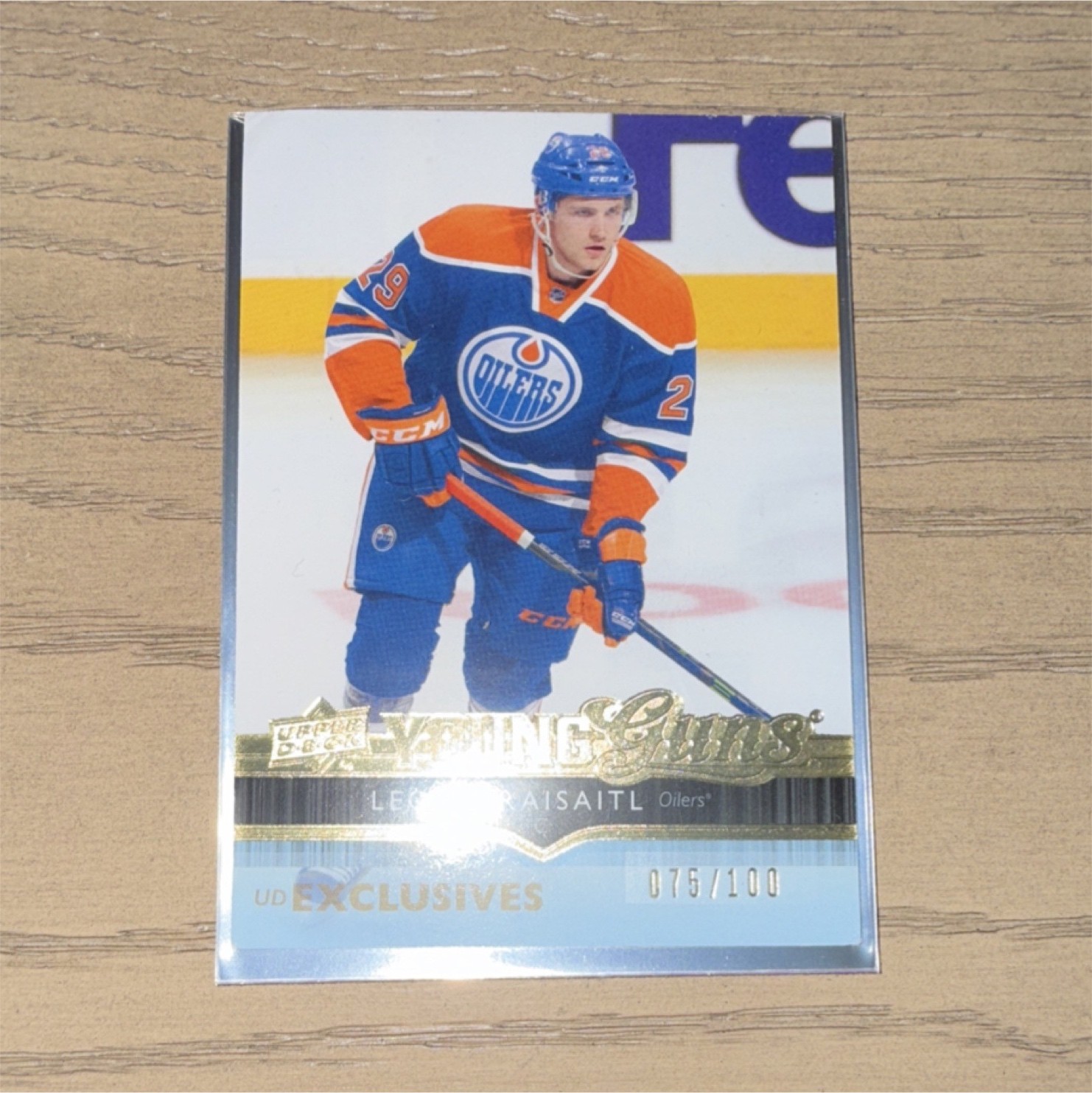 Upper Deck 2014-15 Young Guns Exclusives Leon Draisaitl #223 /100 Oilers