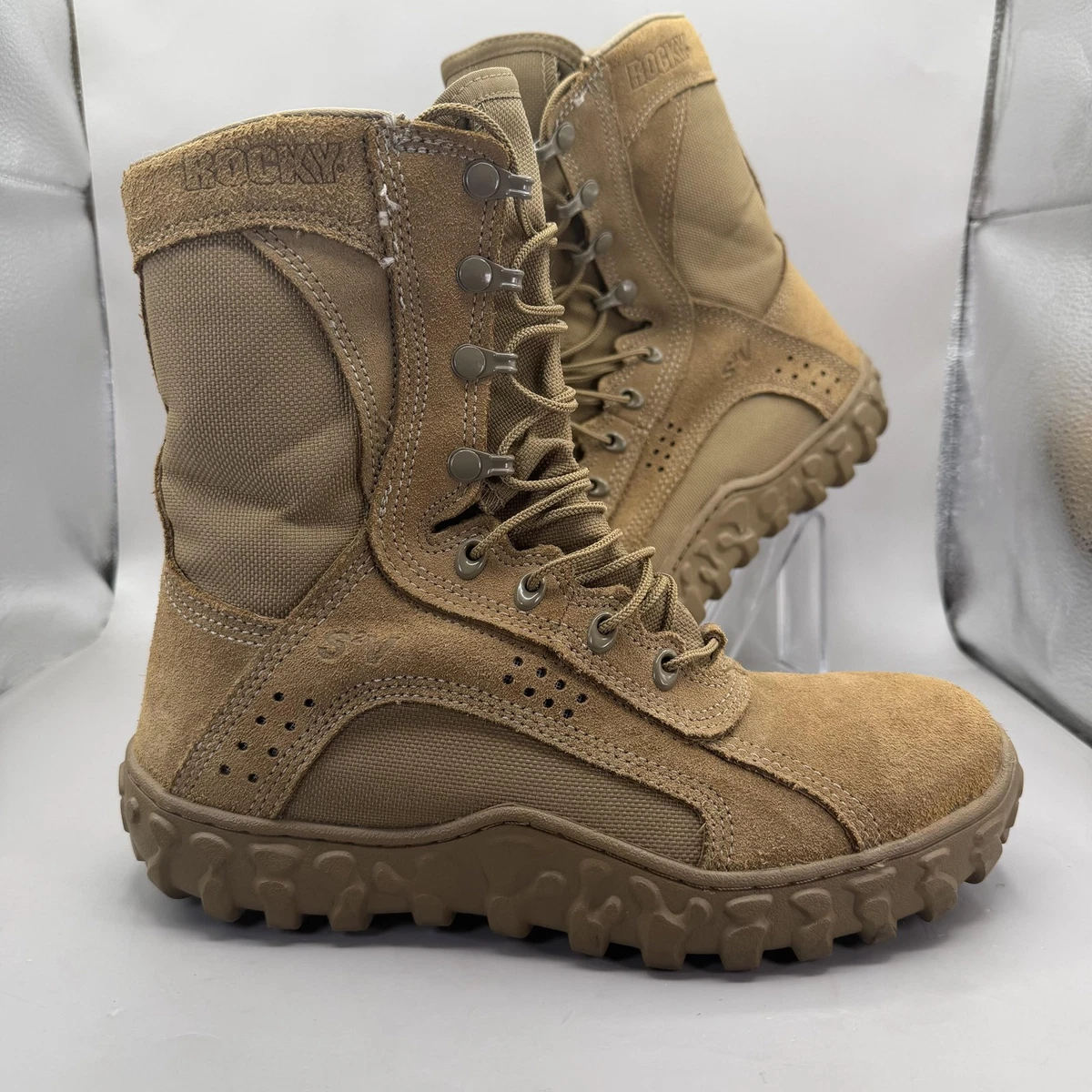 Men\'s Rocky Alpha Force RKK0190 Brown Steel Toe Boot Size 10.5W ROCKY Workwear Steel Toe Boots for Men for Sale | Shop New  main image 3