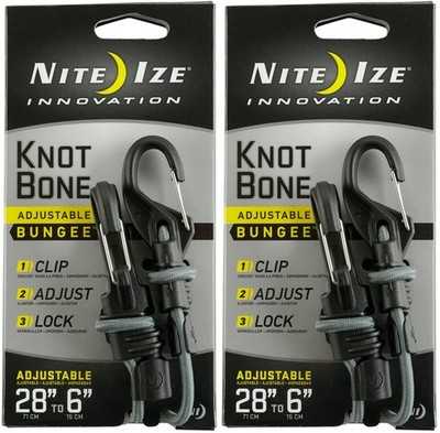 Nite Ize KnotBone Adjustable Bungee #5 (2-Pack)