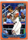 2012 Bowman Chrome #148 Donovan Solano Orange Refractors /25