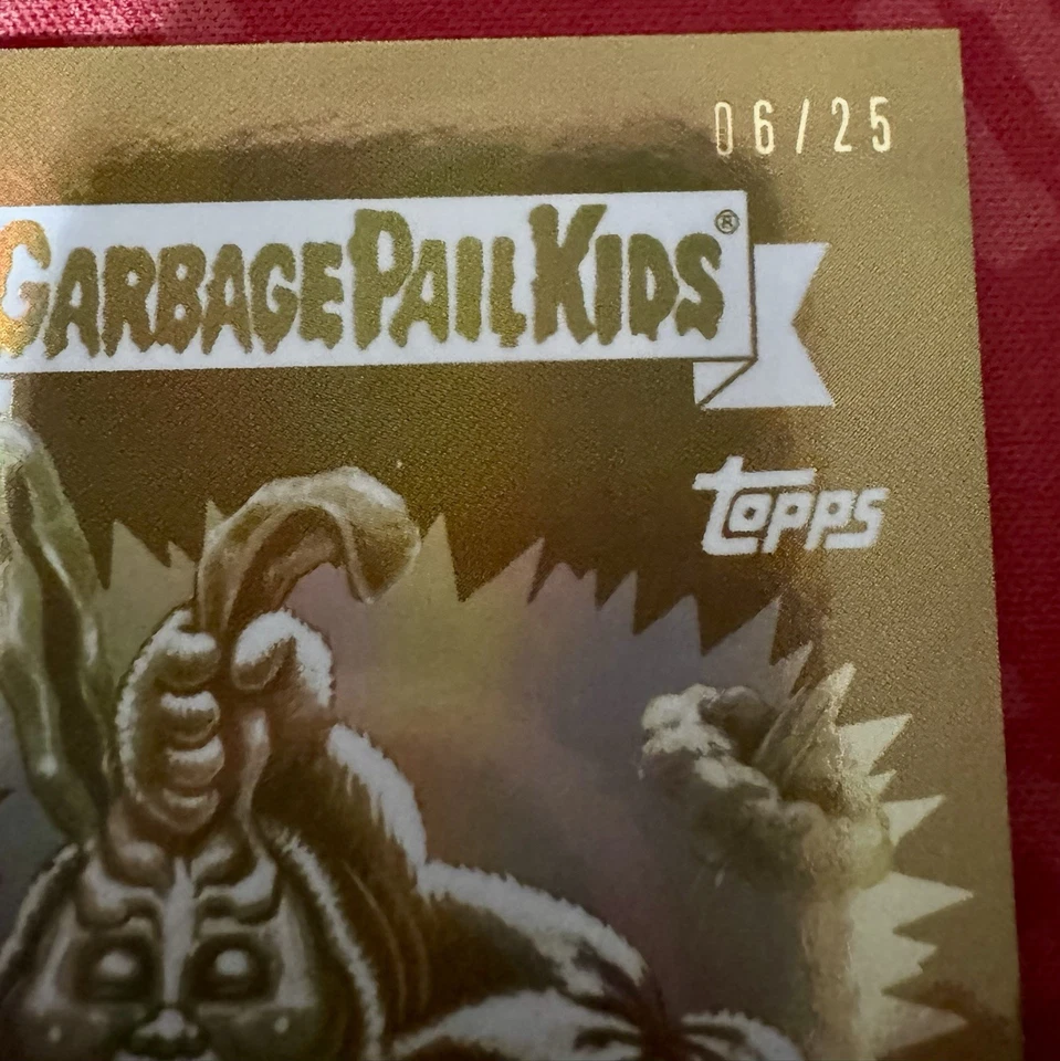 GARBAGE PAIL KIDS INTERGOOLACTIC MAYHEM WAVE 1 GOLD WRAPPER CARD #2 (06/25) - Image 2 of 4