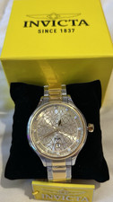 Invicta Angel Women's Two-Tone Stainless Bracelet Quartz Date Watch w/Box