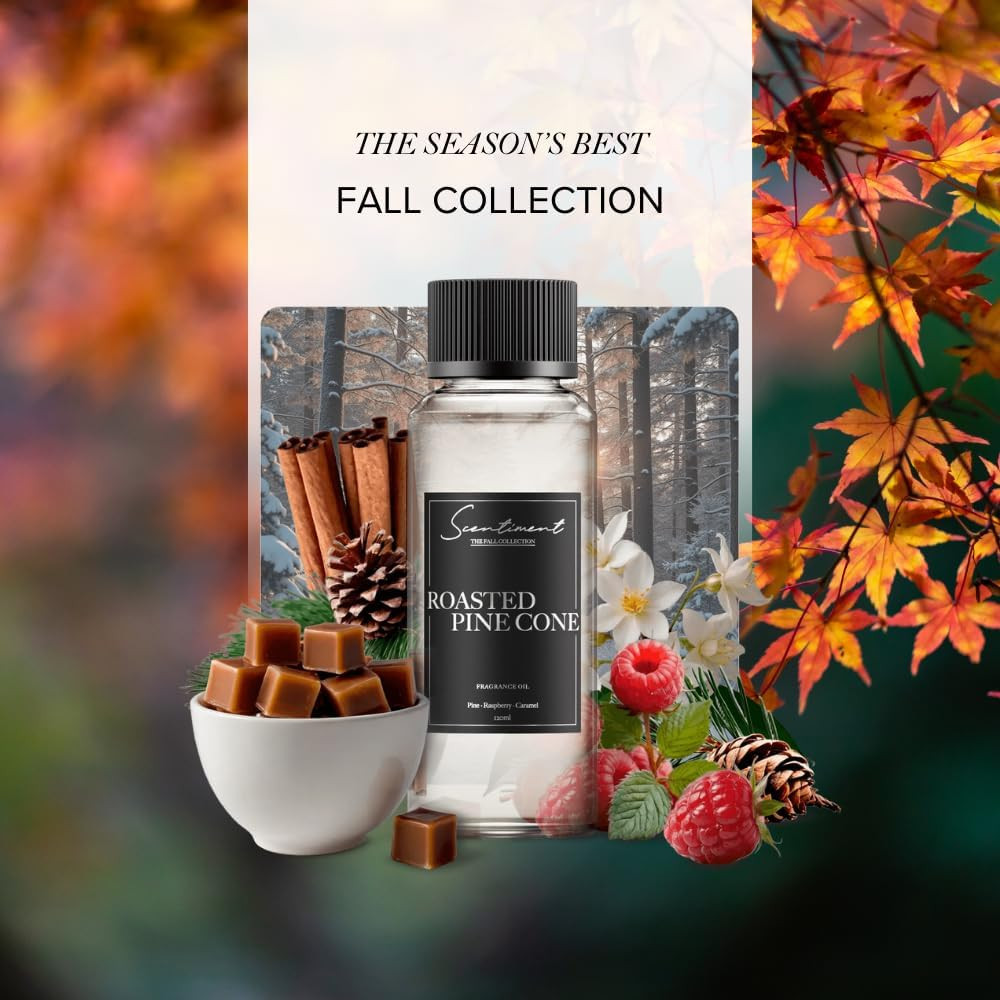 Diffuser Oil - Roasted Pine Cone Fall Collection | Aromatherapy Home Fragrance |