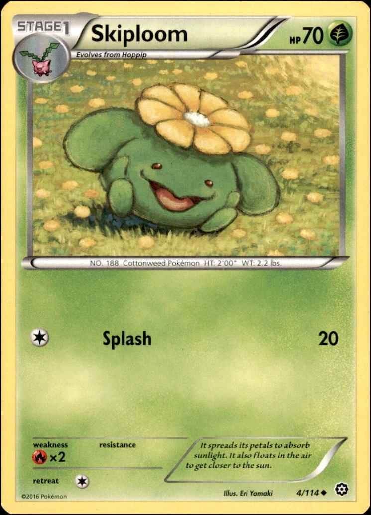 Pokemon - Skiploom #4/114 - XY - Steam Siege Uncommon