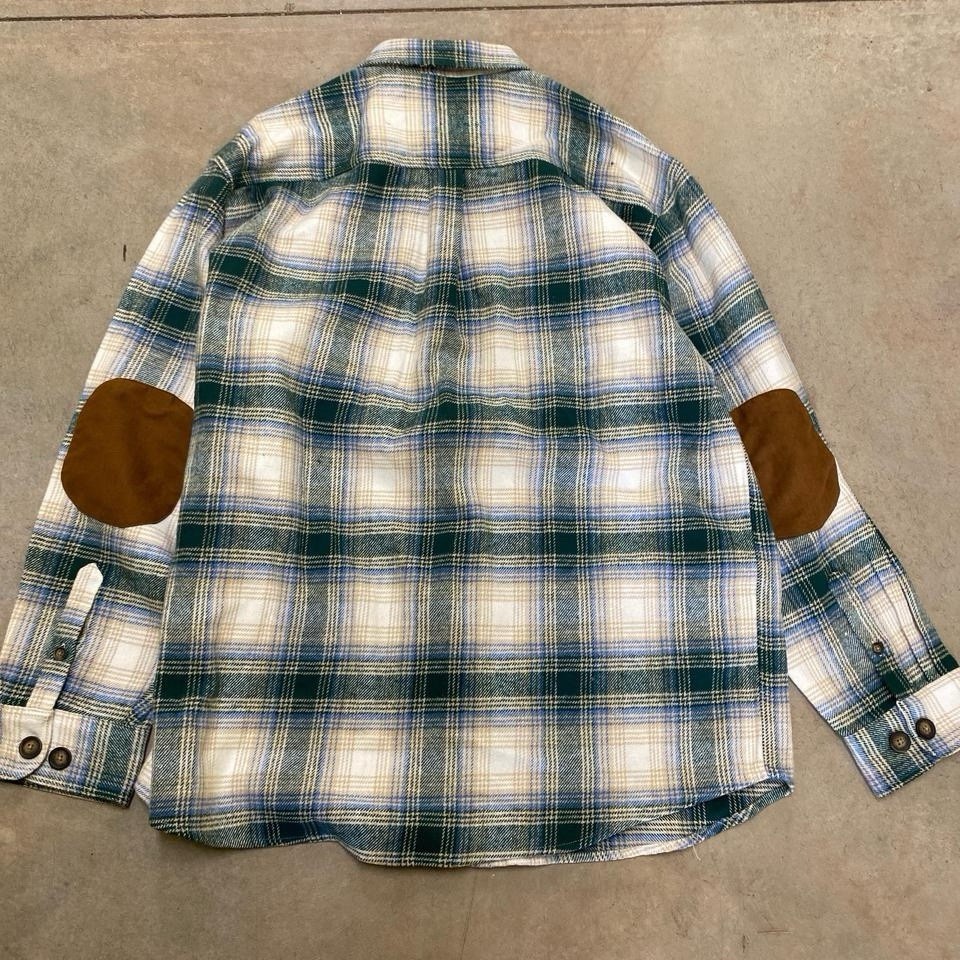 Fieldn Forest  Button Up Flannel Elbow Patch Flan… - image 2