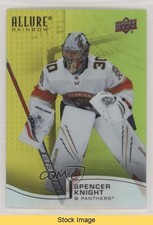2021-22 Upper Deck Allure Rainbow Yellow Green Spencer Knight #R-17 READ 1fh4