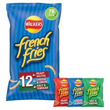 Walkers French Fries Variety Multipack Crisps 12x18g