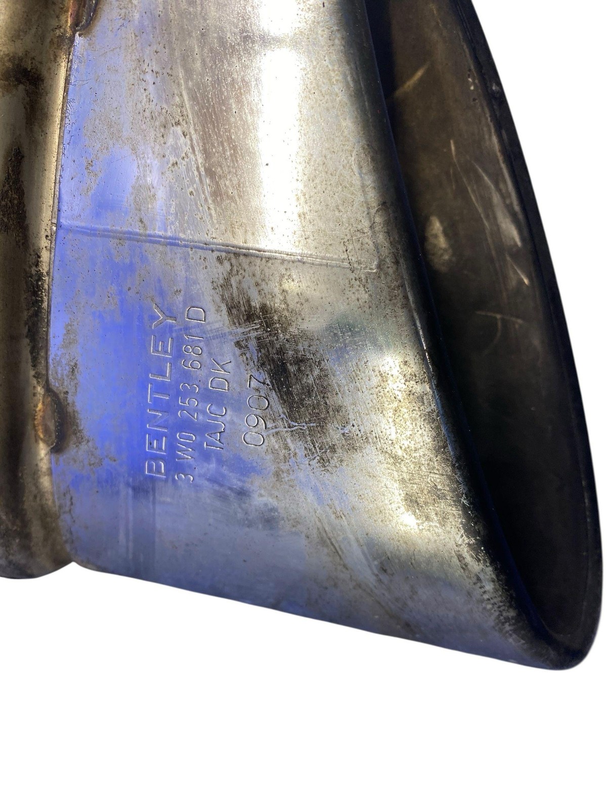 2003-2012 BENTLEY CONTINENTAL GTC REAR LEFT EXHAUST MUFFLER TIP CHROME *SCRATCH*