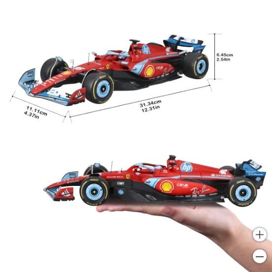 压铸汽车 Bburago 1: 18 一级方程式压铸法拉利 2024 迈阿密 Charles Leclerc — 第 4/4 张图片