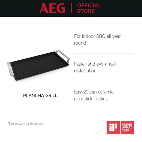 Piastra AEG Plancha Grill 2.0 Easy2Clean per Induzione - Design e Cottura - 2