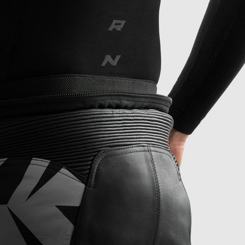 Rebelhorn Inferno Moto Leather Black White Fluo Yellow, photo 7 of 12