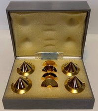 BBC Gold Audio Isolation Gold Plated Brass Cones " Standard " (4 pcs), Brand NEW