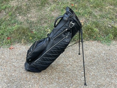 Vessel VLS Lux Stand Bag Dividers Pockets Black Leather LUXURY