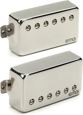 EMG REV Revelation Sig Passive Alnico 2 Humbucker Pickup Set, Chrome Finish
