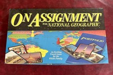 Vintage 1990 On Assignment with National Geographic Board Game NEW