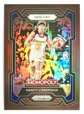 2024 Prizm Monopoly Nancy Lieberman Brown Refractor SP #d /249 PHX Mercury WNBA