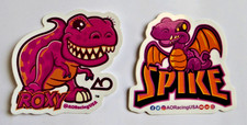 Ao Racing Roxy T-rex 911 Porsche Spike Dragon Lmp2 Stickers Imsa Racing