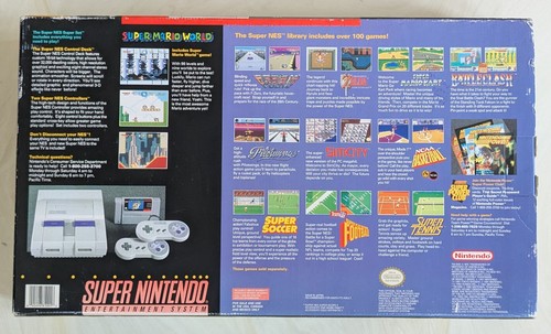 CLEAN Super Nintendo SNES Complete in Box CIB Inserts Authentic Tested - Picture 9 of 14