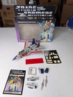 Transformers G1 Decepticon Starscream Complete with Box 1984 Hasbro