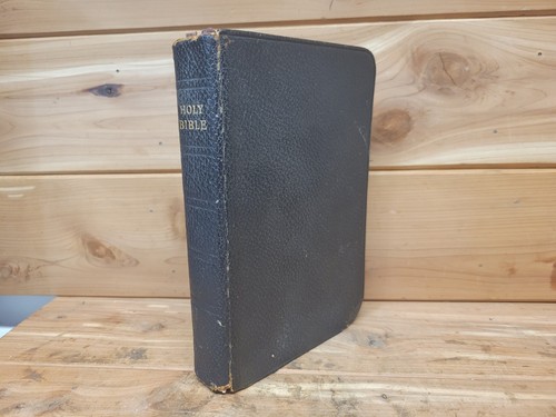 Vintage Pocket Holy Bible KJV Cambridge Leather Tabbed! Gute Bindung