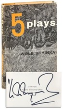 Product Image: Wole Soyinka-FIVE PLAYS-1964-1ST/1ST EDITION-CLOTH ISSUE-SIGNED-NEAR FINE/VG+ DJ