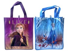 Disney Frozen II Anna  Elsa Reusable Tote Bags Set of 2