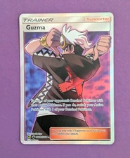 Guzma SV84/SV94 Pokemon Card Hidden Fates Shiny Vault Full Art Holo Trainer on eBay