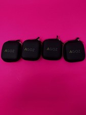Lot of 4 AGOZ earbud carrying cases