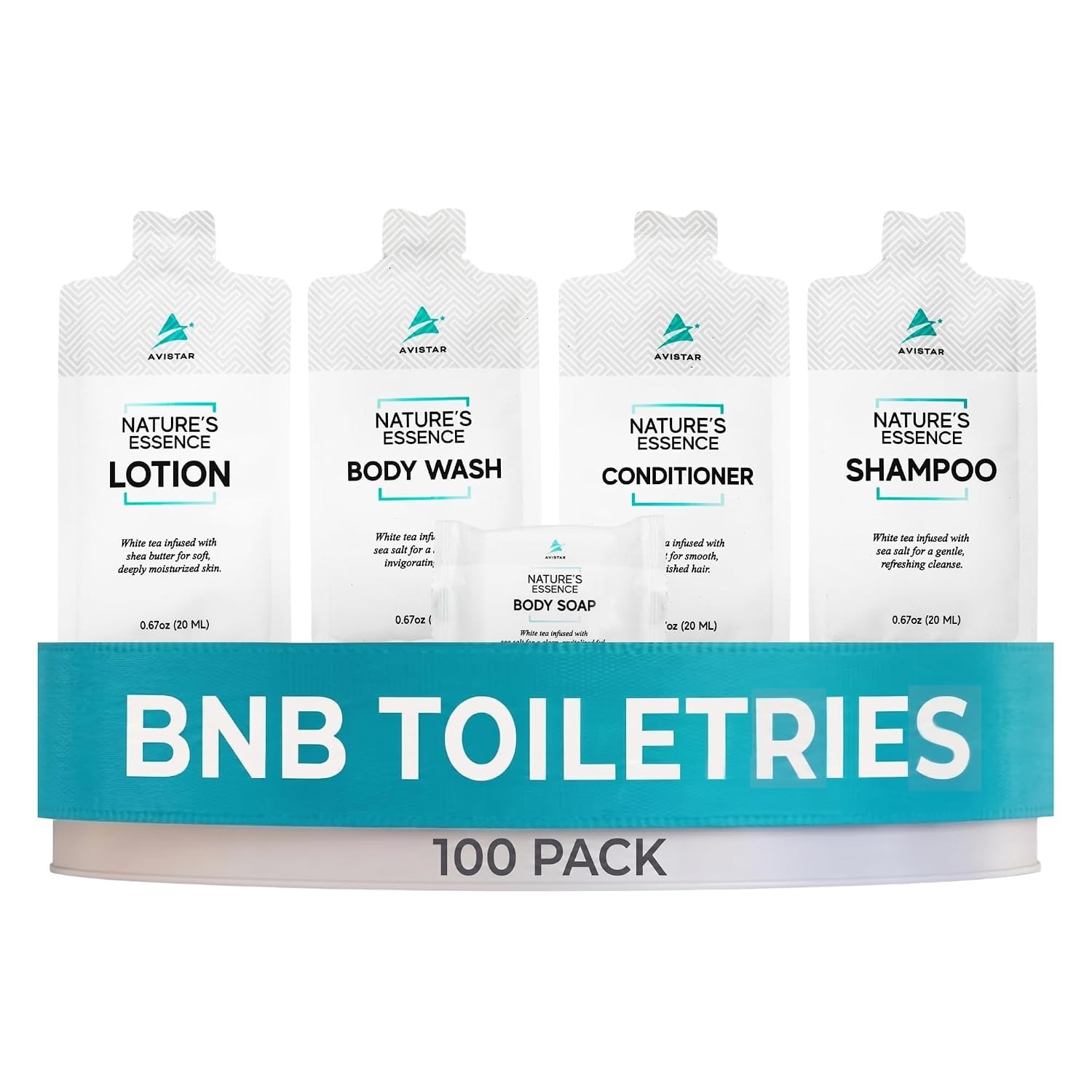 100 Hotel Soap &Amp; Bulk Toiletries Packets Travel Essentials For Bnb Hosts Guests