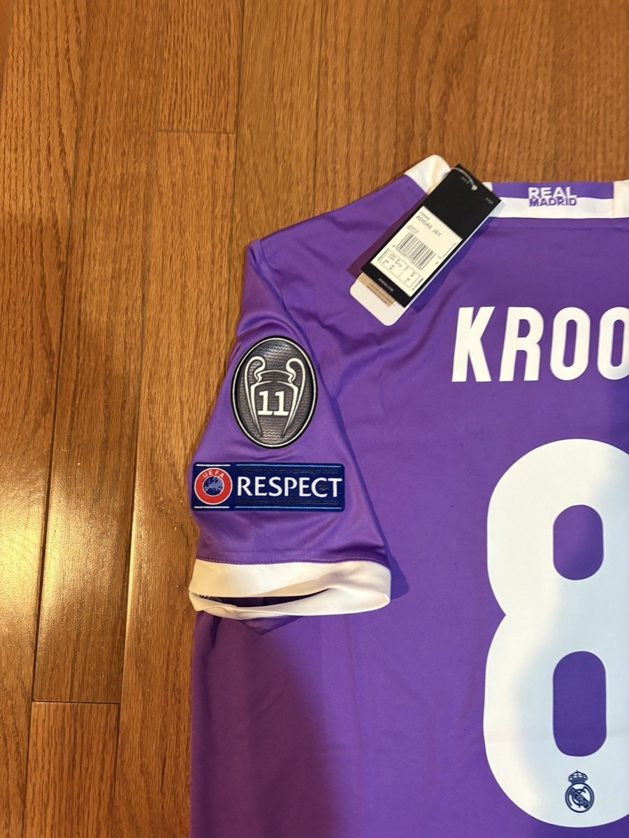Adidas Real Madrid Toni Kroos#8 Champions League Final Jersey