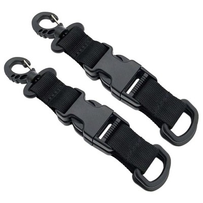 Nylon Webbing Quick Release Backpack Keychain Carabiner Hook, Multifunctional
