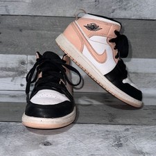 Air Jordan 1 Mid 'Crimson Tint' 640734-133 Sz 1Y