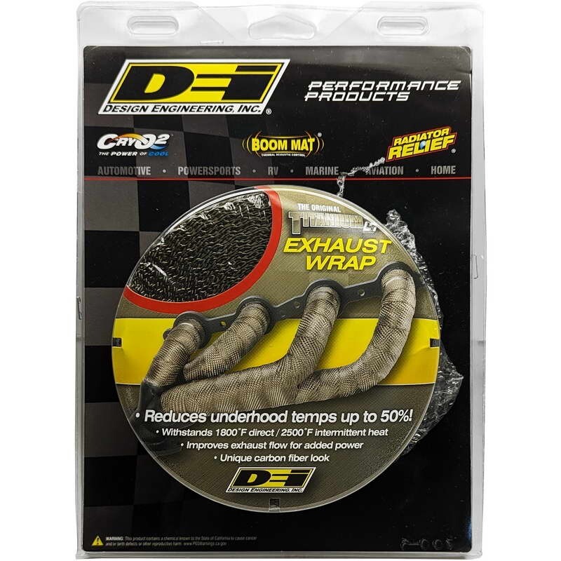 DEI Exhaust Wrap (Titanium, 1 Inch x 50 Feet)   10126
