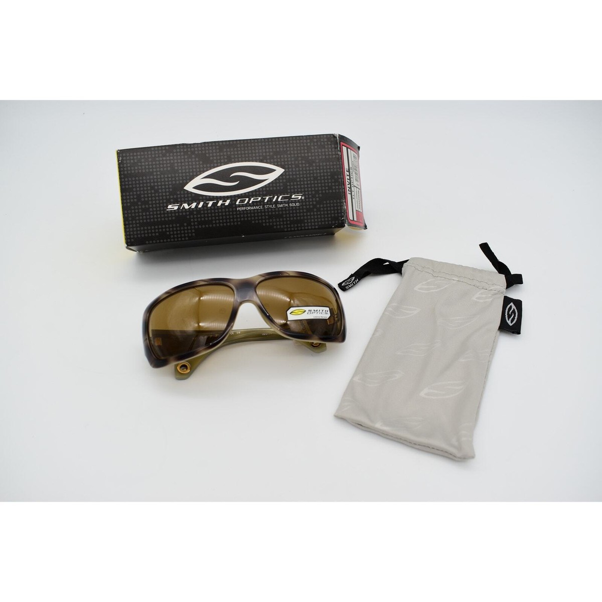 Smith Optics Invite TLT Optics Women's Olive Horn Sunglasses NEW WITH TAGS