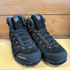 Salewa Alp Mate Mid Waterproof Shoe - Men's US 10 - Black/Orange - Used