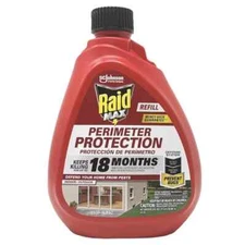 Raid Max Pest Bug Control Liquid Perimeter Protection Indoor Outdoor 30oz Refill