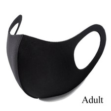 Black Unisex Face Mask Reusable Washable Cover Masks Men Women USA