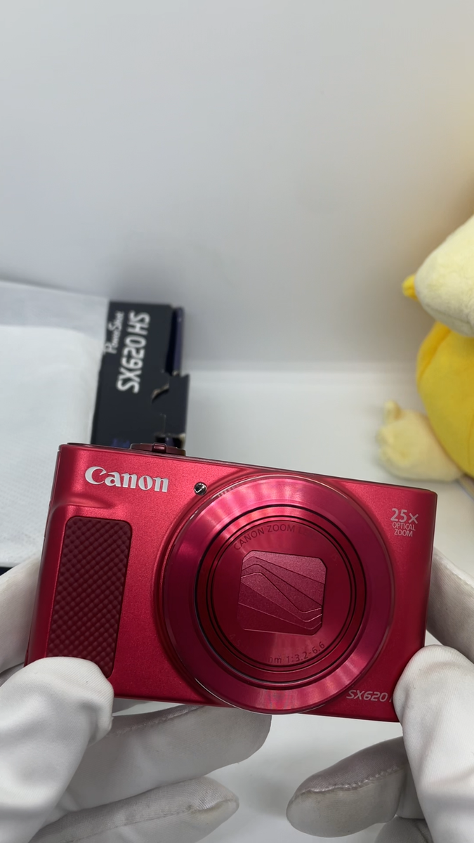 ⏯️[Top mint-] Canon Power Shot SX620HS Red Digital Camera From