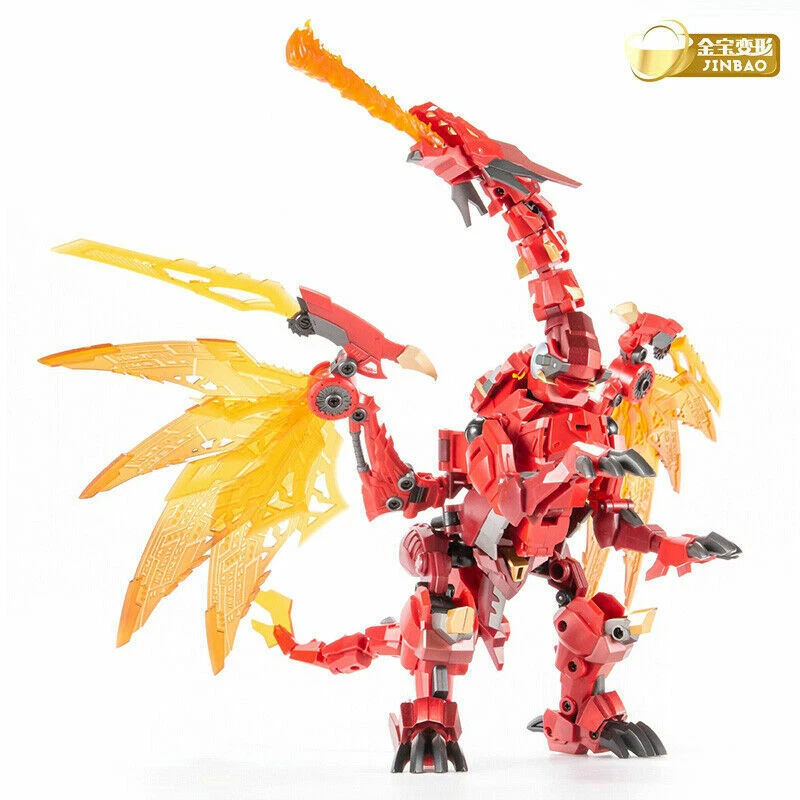 Jinbao 8871 6inch DF-07 Flame Red Dragon Action Figure Collect Toy in Box - Image 2 of 4