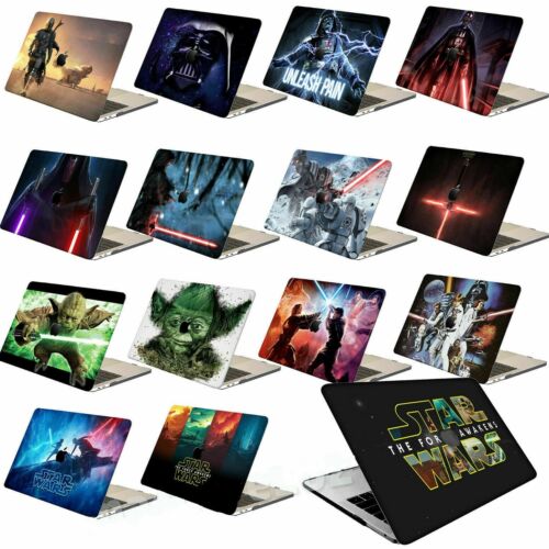 Star Wars Rubberized Matt Hard Case Notebook Cover For Macbook AIR PRO 13"14"16" - Picture 1 of 43