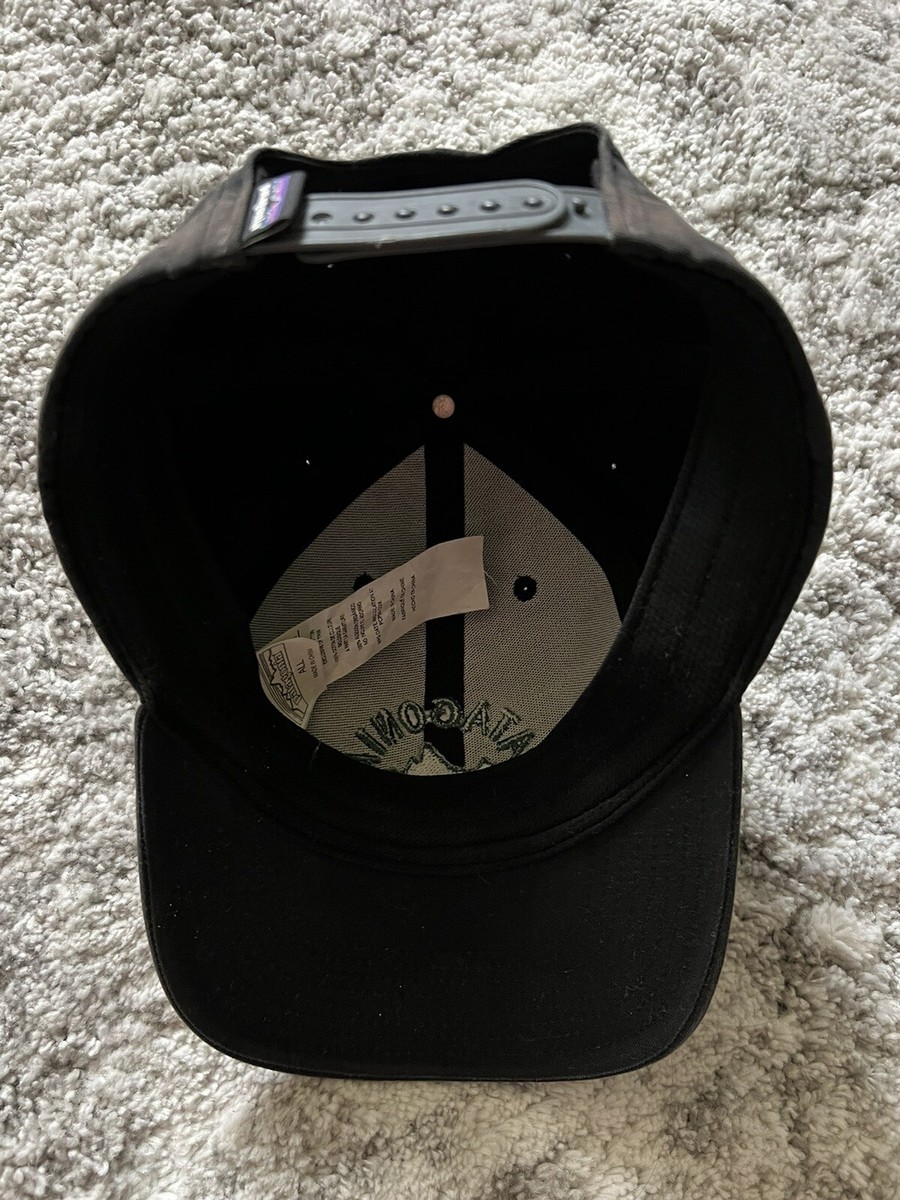 Vintage 90's Patagonia Hat Canvas Logo Khaki Beige Strapback