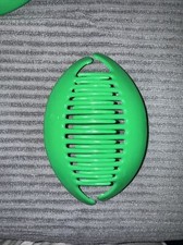 Vintage Hair Cincher Comb Green Banana Clip 6" 1980s Ponytail Holder
