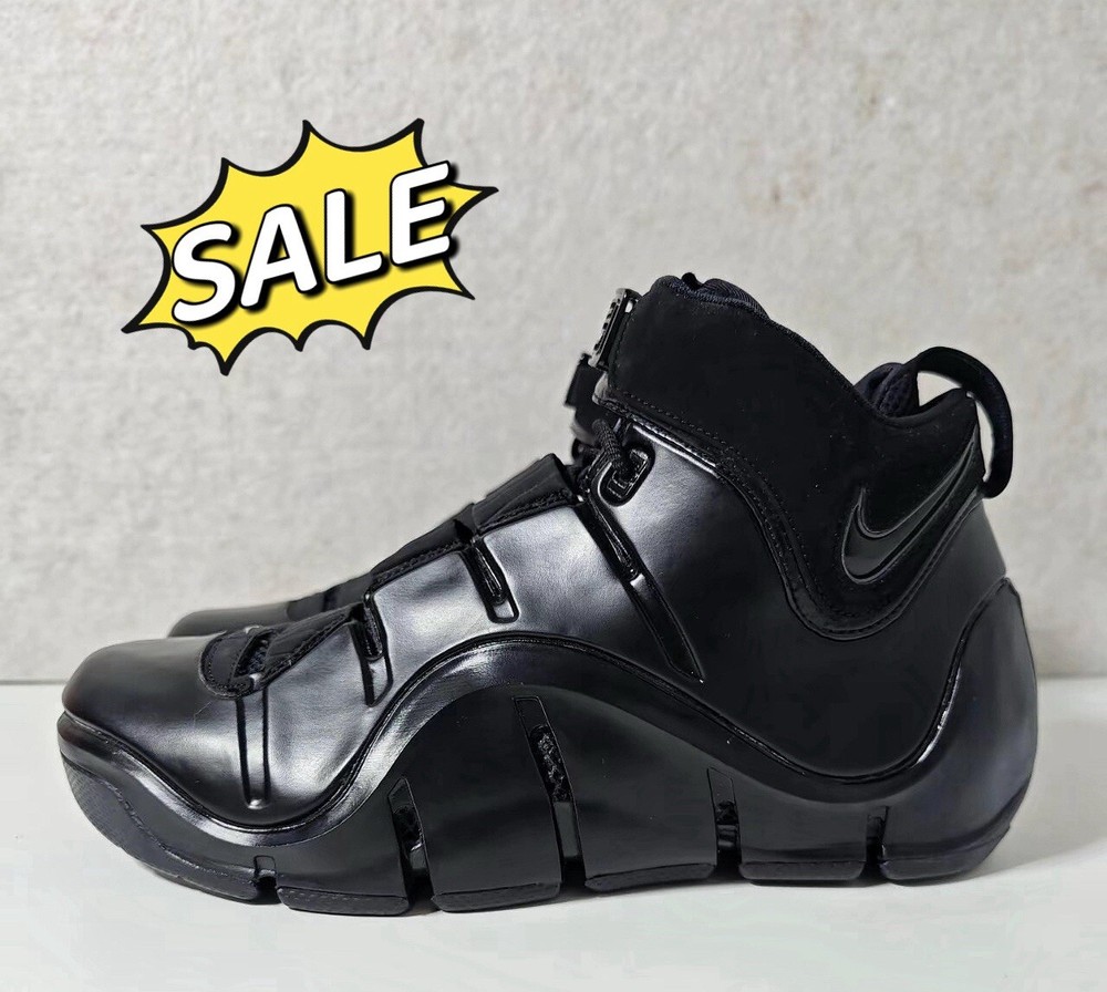 🔥Nike Zoom Lebron 4 Black Anthracite FJ1597-001 Men’s Size 7-11