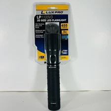 Water Proof Strobe LED Flashlight LuxPro LP110V3 Lumen 455 Batteries Included