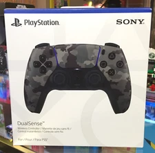 NEW PlayStation 5 DualSense Wireless Controller Gray Camouflage PS5
