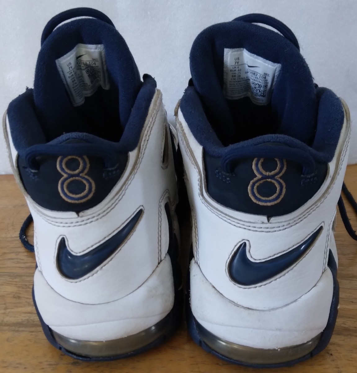 シューズ(男性用) NIKE AIR MORE UPTEMPO OLYMPIC 25cm NIKE AIR MORE UPTEMPO 