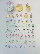 Landeron Monopusher Chronograph Watch Movement Parts Cal 2 3 15 Dial Hands Sub