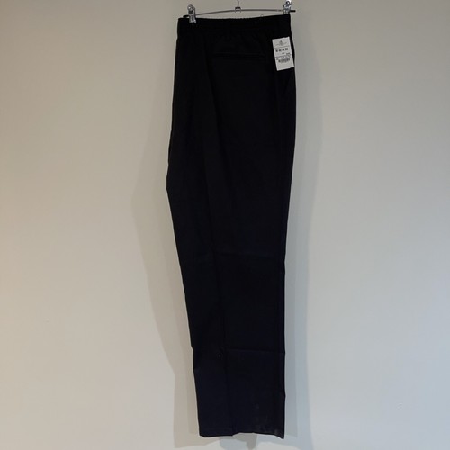 NWT Men’s Towncraft Wrinkle Free Pants 42x32 Black Chino’s Elastic